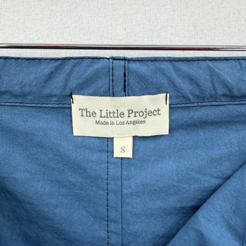 The Little Project Pants Women Small Blue Drawstring Wide Leg Utility Pocket - Picture 12 of 13